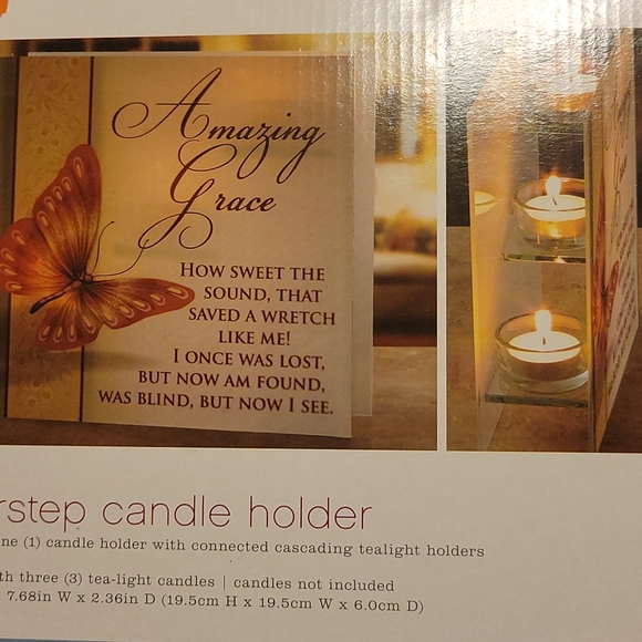 NWOT Stairstep Candle Holder - Picture 3 of 3